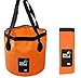 KAHEIGN Secchio D'acqua Pieghevole, 20L Secchio Pieghevole Portatile Contenitore Di Stoccaggio Da Campeggio Lavandino Per Viaggiare Escursionismo Pesca Canottaggio Giardinaggio (30 x 27cm)