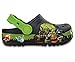 Crocs TMNT II K Light-Up Clog (Infant/Toddler/Little Kid/Big Kid), Navy/Volt Green, 6 M US Big Kid