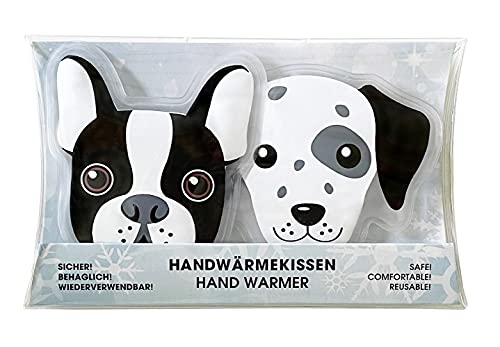 Taschenwärmer Hund 2er Set - Wichtelgeschenk, Handwärmer, Taschenheizkissen Cover