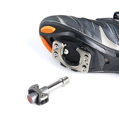 Reicyfang 1 Pair Bike Cleats Bicycle Pedal Cover, Quick Release Cycling Shoes Cleats Cover Adapter Converter for Zero, Pave/Ultra Light Action, X1, X2, X5 - Thumbnail 5