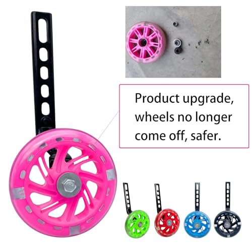 Image of Training Wheels for12 /14 /16 /18 /20 Inch Bicycle,Flash Mute Wheel | Flash Mute upgraded style Safely thickened