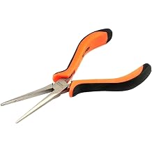 Edward Tools 4.5 Mini Long Nose Needle Nose Pliers - Hard Carbon Steel Jaws - Spring Loaded Design for Easier Use - Ergo Soft Handle - Long Reach - Jewelry Pliers, Bead Pliers, Craft Pliers 1