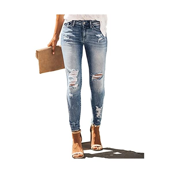 Allimy-Womens-High-Rise-Skinny-Stretch-Ripped-Jeans-High-Waisted-Destroyed-Denim-Pants Allimy Women's High Rise Skinny Stretch Ripped Jeans High Waisted Destroyed Denim Pants