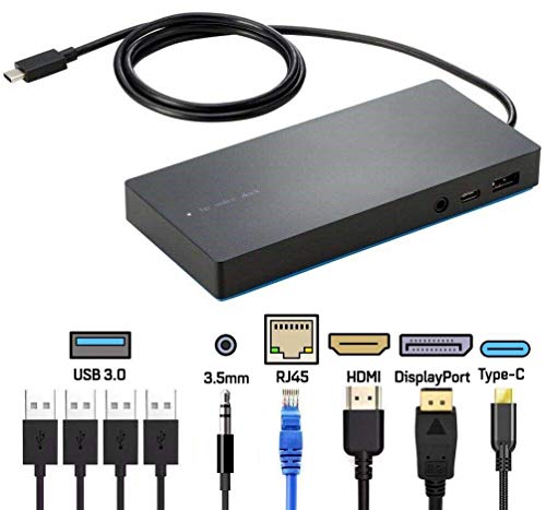 HP Genuine Elite USB-C Dock Station with 65W AC Charger for USB-C Laptops