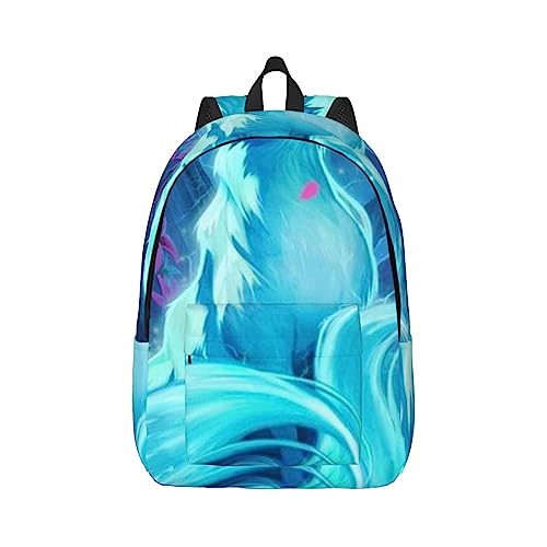 Sac à dos ordinateur portable Magic Blue Fox S étanche et robuste pour école et sport