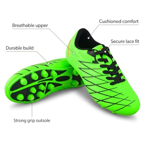 Crampons de football pour enfants Vizari Boca chaussures de sport avec talon