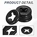 MECCANIXITY 110Pcs Internal Tooth Lock Washers, M3 ID 10mm OD Star Locking Washer Quick Speed Retaining Clips Fasteners for Machinery, Automobile, Industrial Use, Flipped Edge