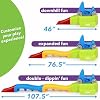 Simplay3 Deluxe Expandable Roller Coaster with Tracks, Downhill Race Track for Growing Kids, Indoor Outdoor Toddler Ride On Toy, Ages 2-5 Years