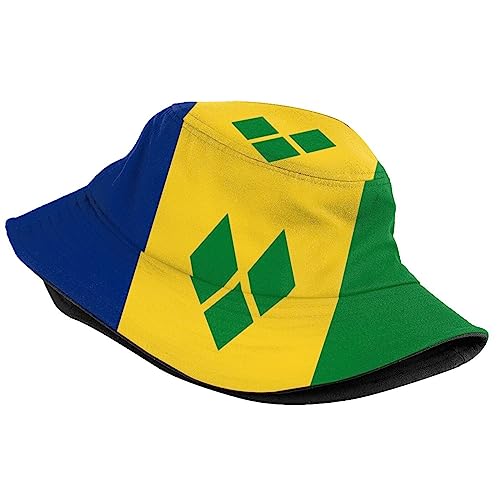Image of Flag Bucket Hat Fashion Fisherman Hat Cute Flag Bucket Hats Sun Hat for Women Men