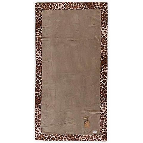 Seamar Okoa - Toalla de playa con borde estampado animalier, tamaño 90 x 170 cm Cover