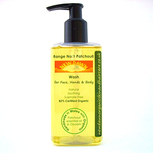 Image of Patchouli Wash Hand & Body Wash, Shower Gel, Liquid Soap, Handmade. Vegan. Natural Skin Care (Patchouli Wash, 250 ml)