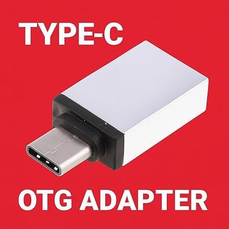 Image of OTARIO OTG Type-C Adapter & USB Connector | High-Speed Data Transfer | Compact, Durable & Plug & Play OTG Converter for Smartphones, Pendrive, Tablets, Laptops