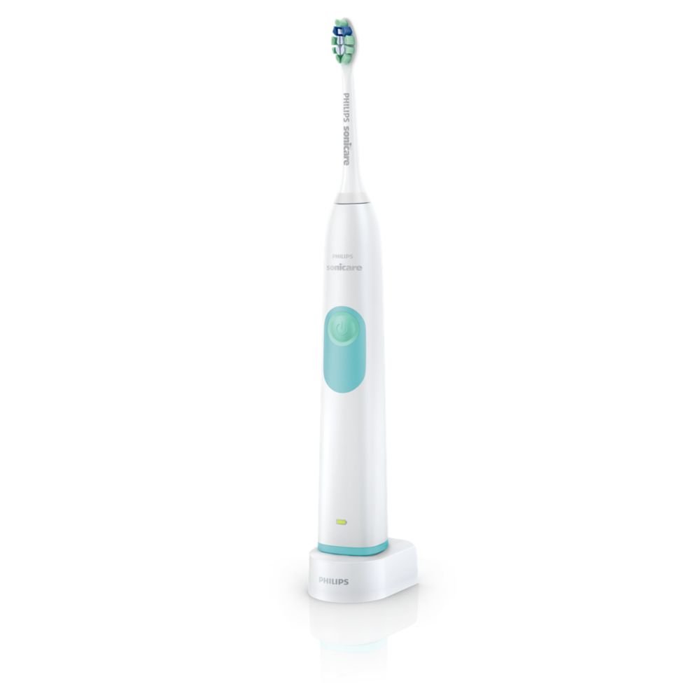Philips HX6232/02 - Cepillo de dientes eléctrico de rotación, incluye base de carga, color blanco