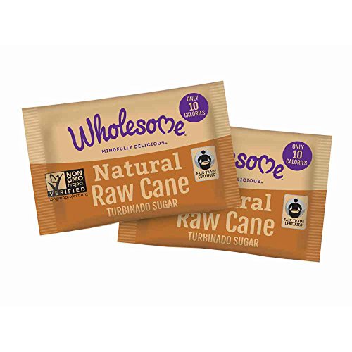 Wholesome Sweeteners Raw Cane Sugar Packet 2.6g (1000/case)