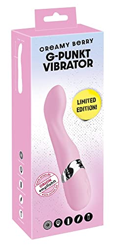 ORION Vibrator "Creamy Berry" - intensiver G-Punkt-Stimulator für Frauen, mit 7 Vibrationsmodi, biegsamen Massagekopf, per Knopfdruck steuerbar, pink – Bild 8
