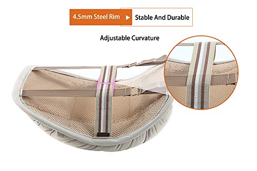 Low Back Pain Relief Large Size Recliner Lumbar Support and Nonslip Recliner Chair Seat Pads Cushion Back Rest Lumbar Cushion Pillow for Office,Dinning Desk Chair,Car,Truck Seats-Coffee by ALIBO - Image 4