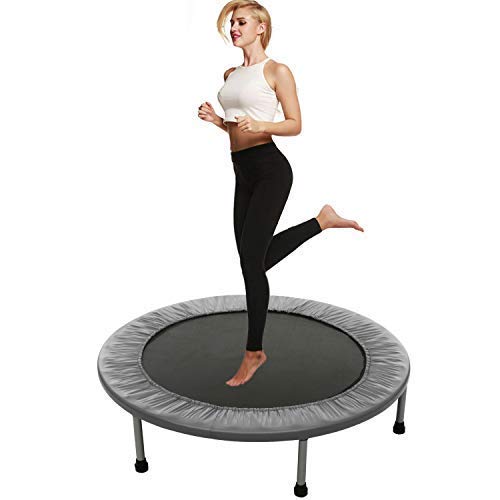 Balanu 40 Inch Mini Exercise Trampoline for Adults or Kids - Indoor Fitness