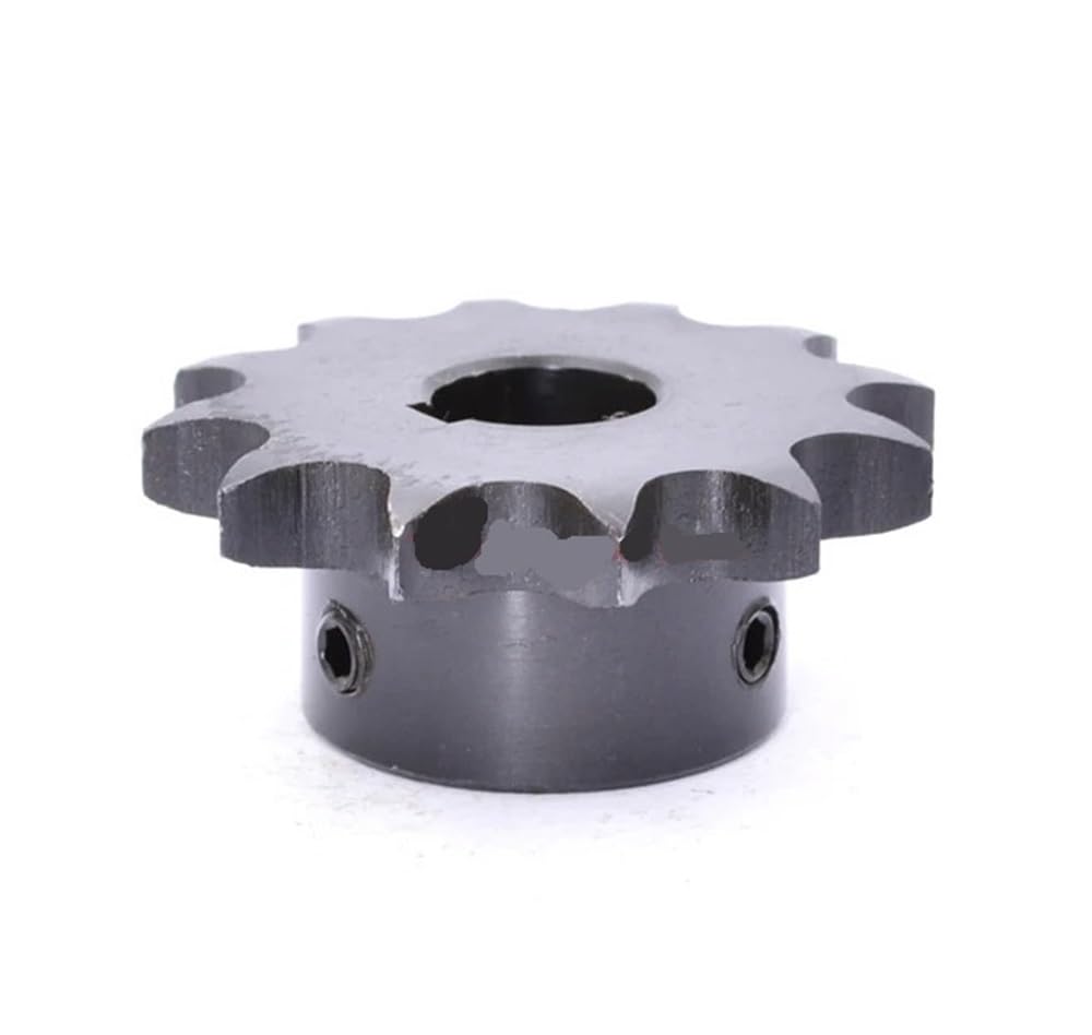 Roue de pignon d'entraînement Industriel 10T-20T 08B, 45#, engrenage for chaîne en Acier 10 11 12 13 14 15 16 17 18 19 20 Dents, alésage de clavette 10-35mm, 1 pièce(20mm (Keyway 6mm),13 T