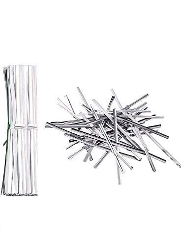 Baker's STUDIOBaker's STUDIO Metallic Chocolate Twisters Ribbon Ties Twist Ties -Metallic Silver