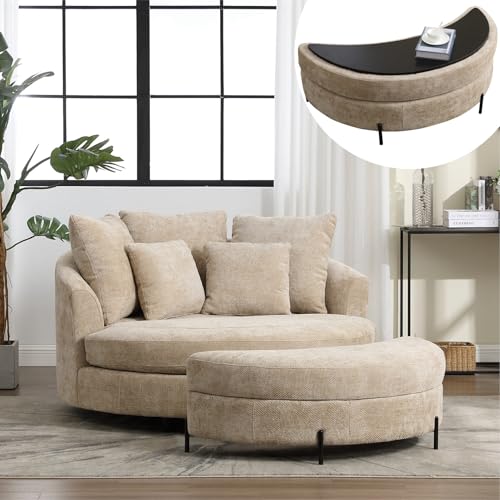 Chifee & Vingol Oversized Barrel Chair