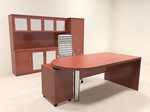 5pc Modern Contemporary Executive Office Desk Set RO-ABD-D32