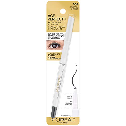 L’oréal Paris Age Perfect Satin Glide Eyeliner With Mineral Pigments, Charcoal #TOP1