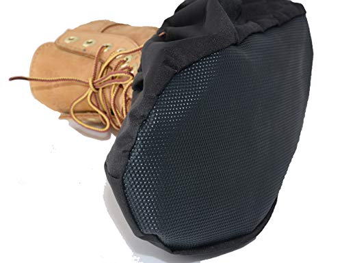 2 Pairs Non Slip Waterproof Reusable Shoe Covers For Contrators And Carpet Floor Protection, Machine Washable. Large #TOP3
