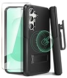 MOTIVE Compatible with Samsung Galaxy s25 Plus case Belt Clip, [10FT Military Grade] with Screen Protector, Galaxy s25 Plus case with Holster Case 6.7” | Ranger V2 [Fits s24 Plus]