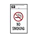 6-3/4x11 No Smoking Sign