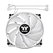 Thermaltake CT200 ARGB PWM Fan Single Pack, PWM Controlled 500~900 rpm, 5V Motherboard Sync, 16.8 Million Color 9 Addressable LEDs, Airflow 131.6 CFM, Hydraulic Bearing, 200mm, White, CL-F180-PL20SW-A
