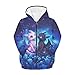 WELLFLYHOM Dragon Rose Sweater for Kids Girls Size 11-13 Zipper Hoodie Graphic Sweatshirt Jackets with Kangaroo Pocket Long Sleeve Full Zip Top