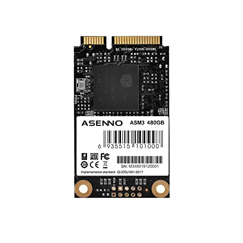 ASENNO MSATA Mini PCIe 480GB 512GB シリーズ SSD ソリッドステートドライブ (30 x 50mm) Posマシンとゲームマシン用