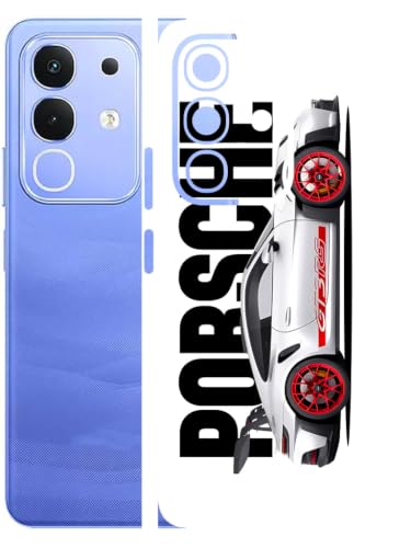 Image of AtOdds Full Body Skin Wrap Compatible with IQOO Z10x - Porch-White | Premium Back Screen Guard Protector, Precision-cut Skin Sticker with Scratchproof Matte Finish, Peels off with zero residue
