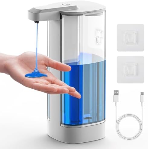 Automatic Liquid Soap Dispenser, 500ml Touchless Hand Soap Dispen...