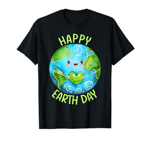 Happy Earth Day Cute Earth Day Kids Men Women Boys Girls T-Shirt