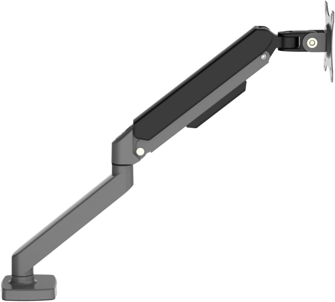 Monitor Desktop Stand Single-arm air Pressure Lift Base Computer Display(White)