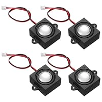 QUARKZMAN 4 Stück Lautsprecher 3 Watt 4 Ohm Mini-Lautsprecher Mikro-Lautsprecher mit JST-PH2.0-Schnittstelle für kleine elektronische Projekte Werbemaschinen LCD-Fernseher Monitore