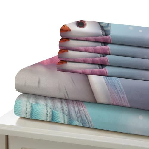 Housse de couette pingouin microfibre de qualité supérieure pour lit simple 140x200 - 6