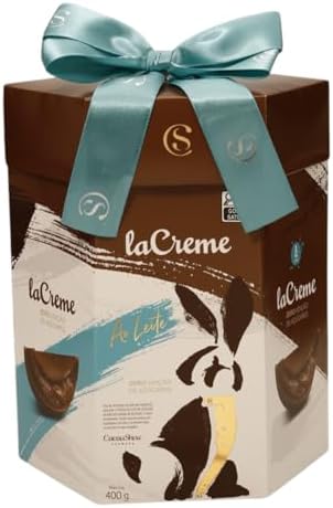 Ovo de Páscoa Recheado laCreme ao Leite Zero Adição de Açúcar Cac...