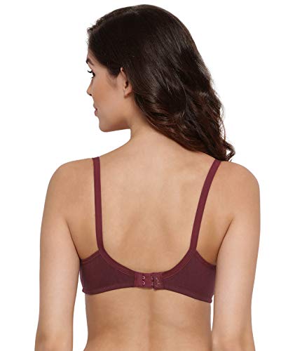 Image of Lyra Women's Moulded Encircled Bra(513) Pack of 2 White & Black,30B