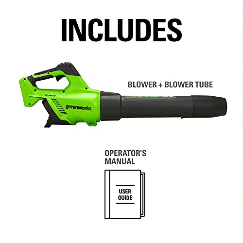 Greenworks 40V (130 MPH / 550 CFM / 75+ Compatible Tools) Cordless Brushless Axial Leaf Blower, Tool Only thumbnail 11