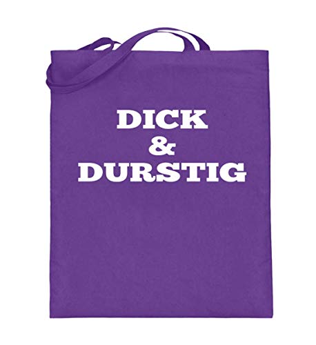 Sac en toile de jute violet grand format aux finitions soignées