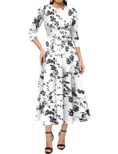 Image of Simple Flavor Women's Vintage Dress Sleeveless O-Neck Party Cocktail Dress