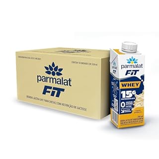 Parmalat Fit Bebida Proteica Baunilha 15g de Proteína 250mL – 18 Unidades