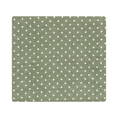 Image of Little Treasure Hudson Baby Cotton Poly Flannel Receiving Blankets Multipack, Sage Green Floral, 30x30 inches