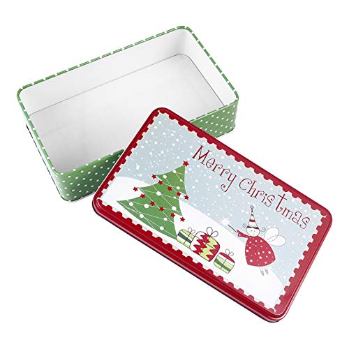 TOYANDONA Cajas de Dulces de Hojalata de Navidad Latas de Metal de...