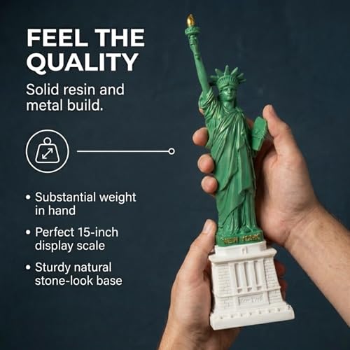 Artisan Owl Statue of Liberty New York City Landmark Replica Statue Souvenir (15") by Artisan Owl - Image 6