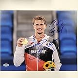 Alexander Zverev signed "2020" 11x14 photo Olympic Champion autograph ~ PSA - Autographed Tennis Photos