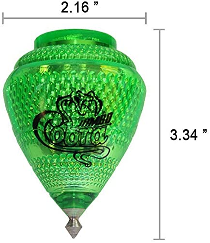 Cometa 3 Pack Jumbo Cobra Durable Plastic Spin Tops For Kids Metal Tip Made In Mexico - Trompo Mexicano Jumbo Cobra Pl᳴ico Durable & Punta De Metal (Pack Of 3 Assorted Colors) #TOP2
