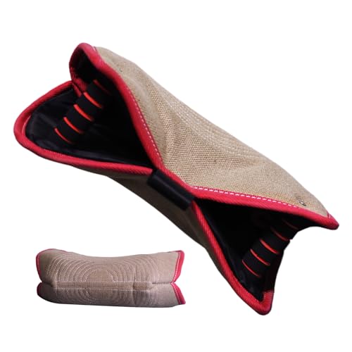 Hiemible Manicotto Da Addestramento Per Morsi Canini - Guanto Da Addestramento Per Cani,Giocattolo Pieghevole Comodo per Cuccioli con Esercizio e Attività All'Aperto